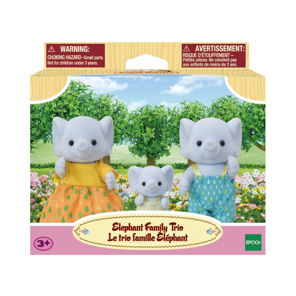 Calico Critters Elephant Family Trio