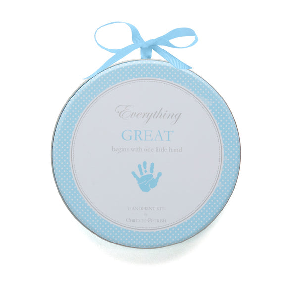 My Child's Handprint to Cherish w/ Hanger Blue