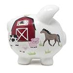Barnyard Large Piggy Bank
