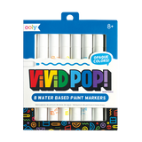 8 Colors Vivid Pop Water Based Paint Markers