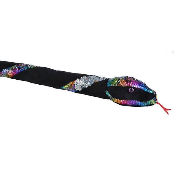 SNAKE-SEQUIN RAINBOW TWIST