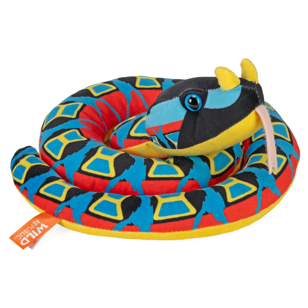 Snake-Green Coiled Rhino Viper