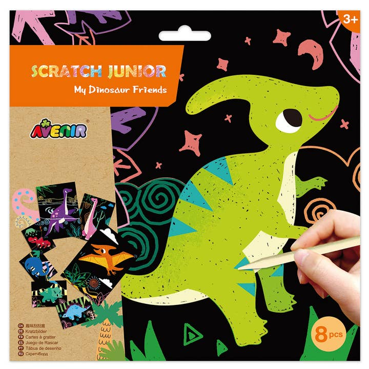 My Dinosaur Friends Scratch Art Junior