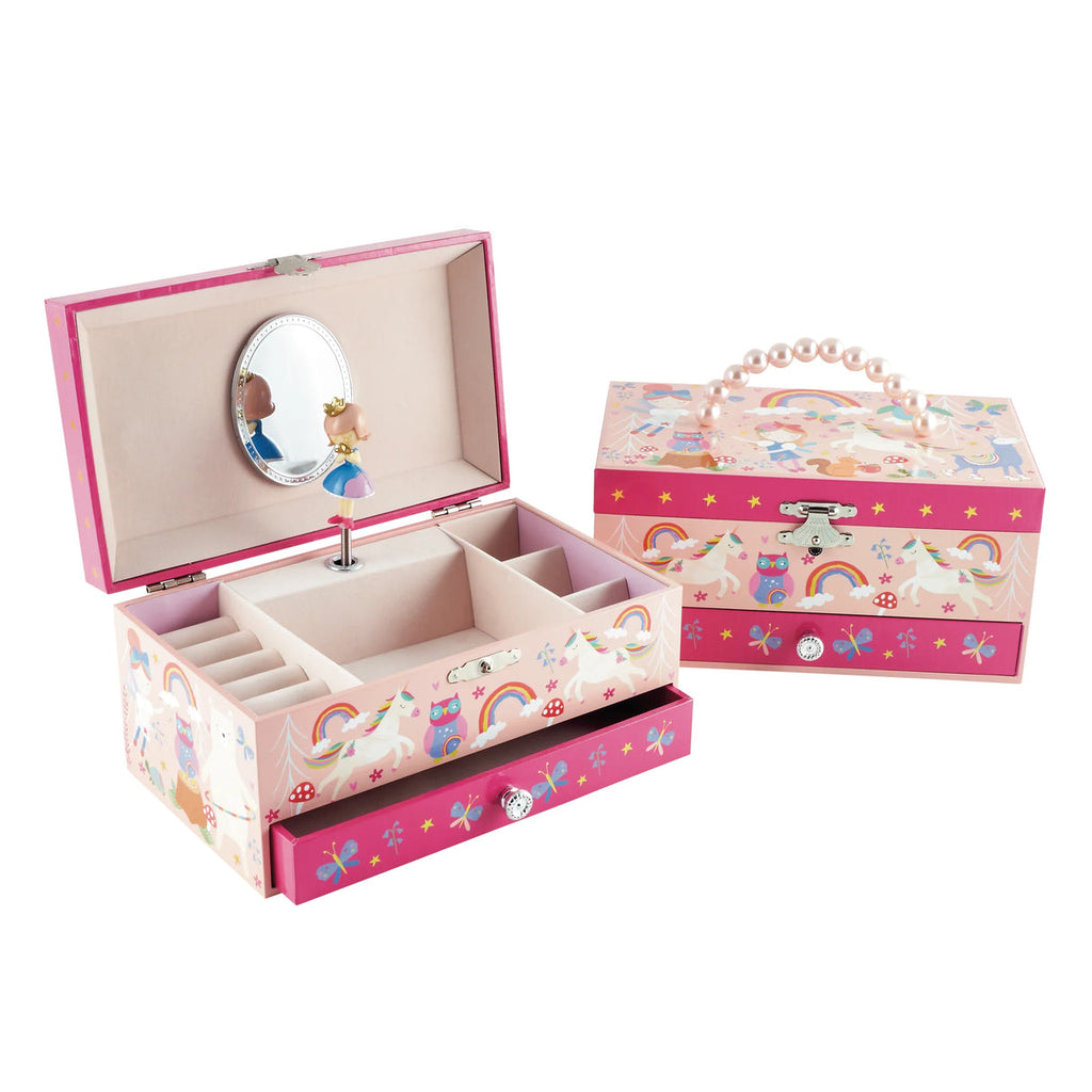 Rainbow Woodland Jewellery Box