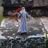 Dumbledore and Fawkes