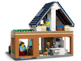 Family House and Electric Car