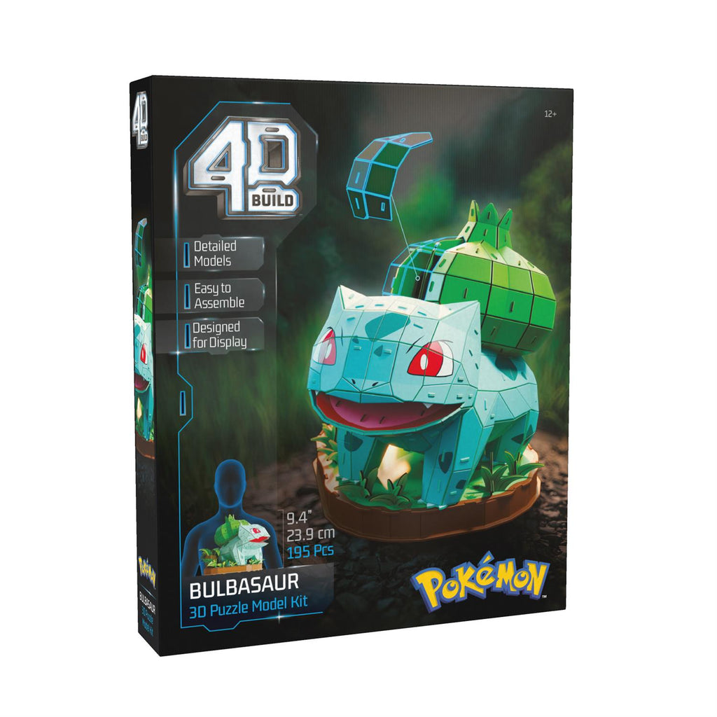 4D Build, Pokemon Bulbasaur 3D Model Kit