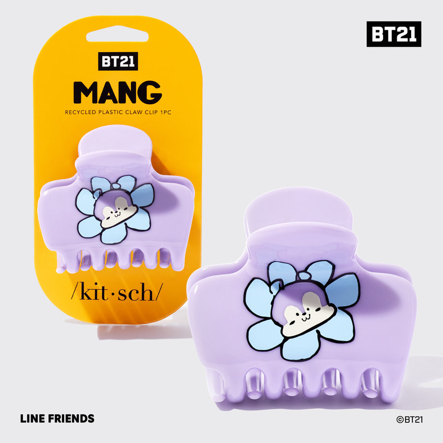 Plastic Puffy Claw Clip 1pc BT21 x Kitsch