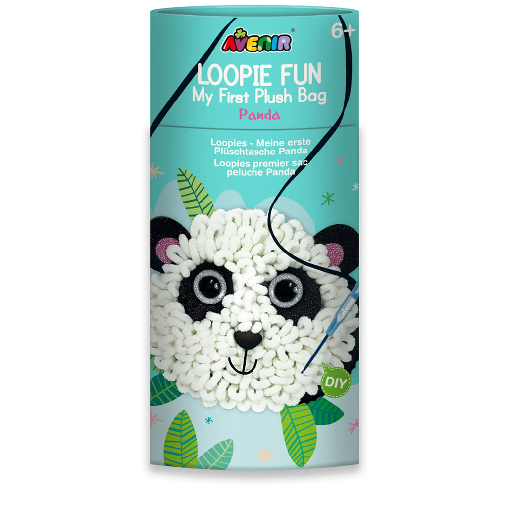 Panda Loopie Fun Plush Bag