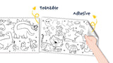 Dino World Coloring Roll Kit