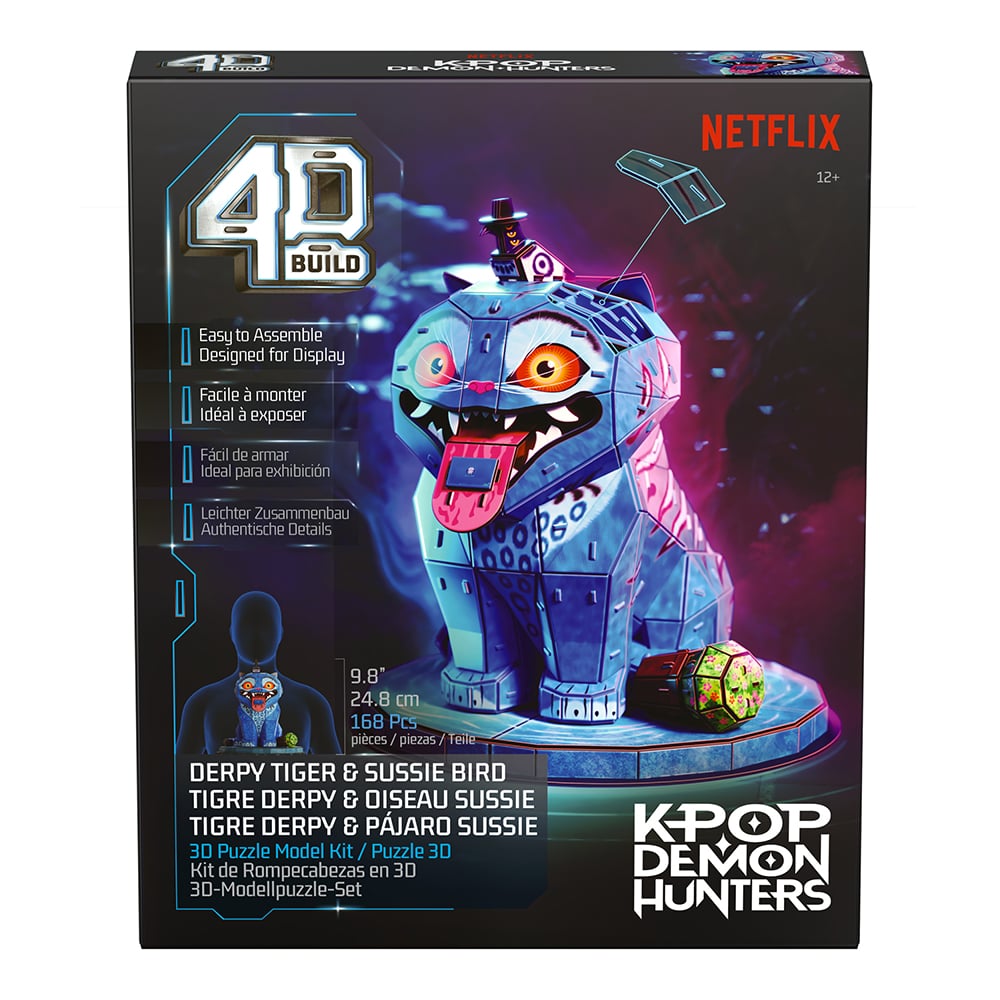 4D Build KPop Demon Hunters Derpy Tiger & Sussie Bird