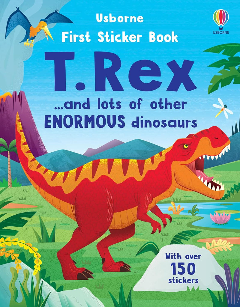 First Sticker Book T Rex