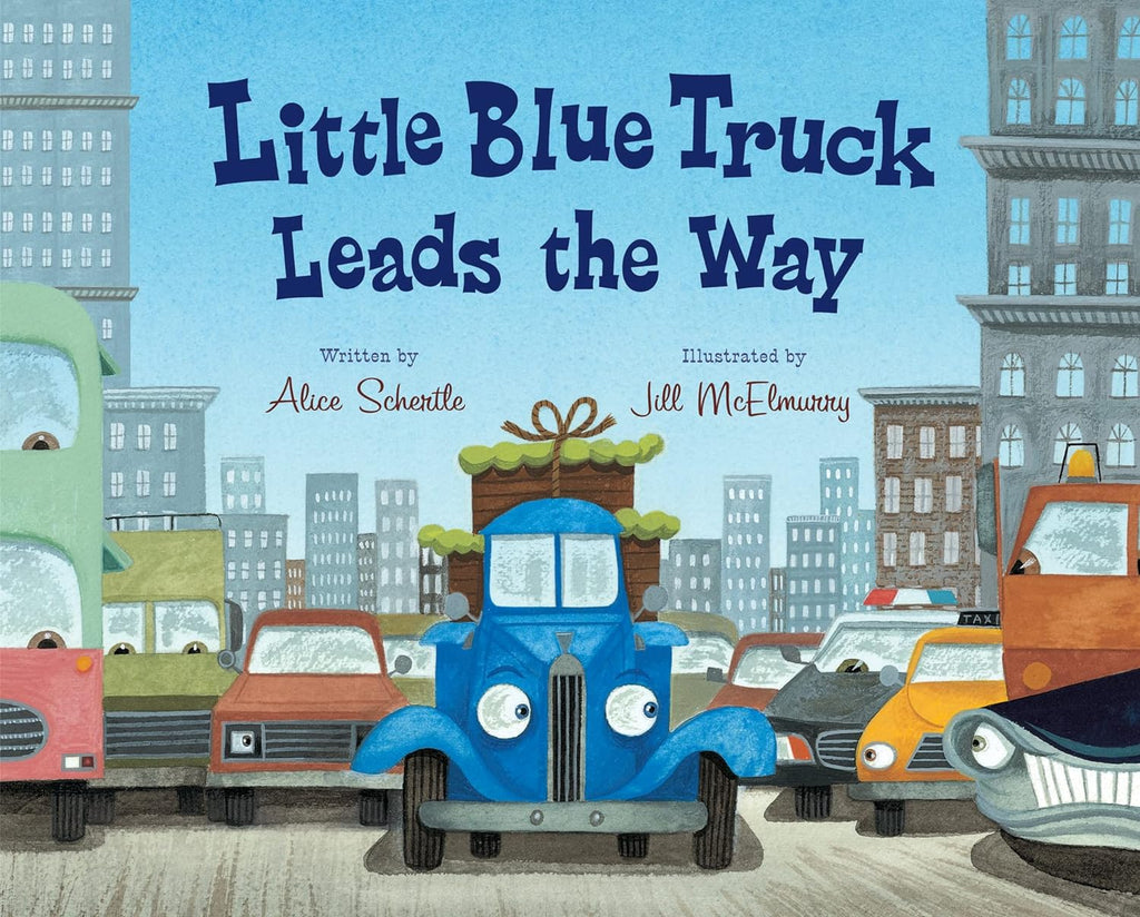 Blue Little truck Leads The Way