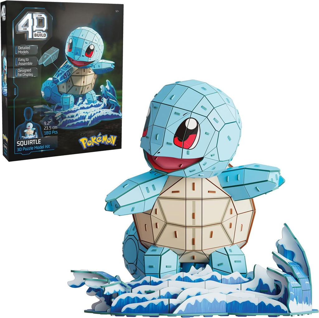 4D Build, Pokemon Squirtle 3D Model Kit