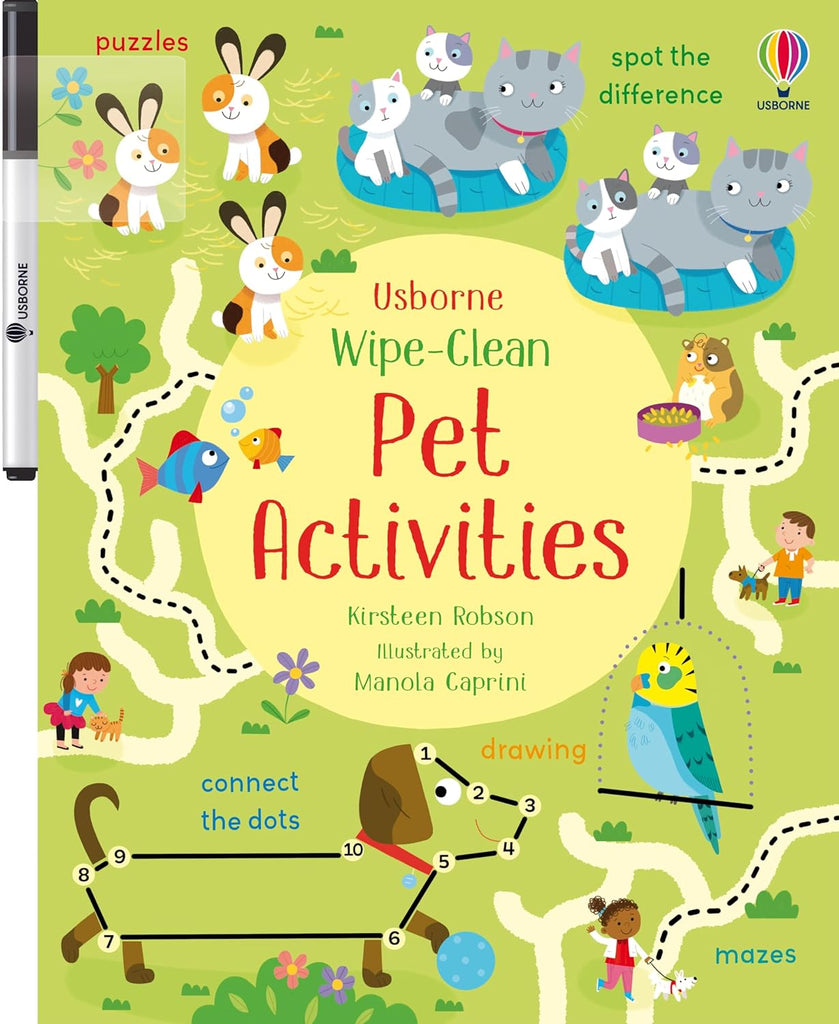 Wipe-CLean Pet Activities