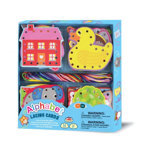 ALPHABET LACING CARDS