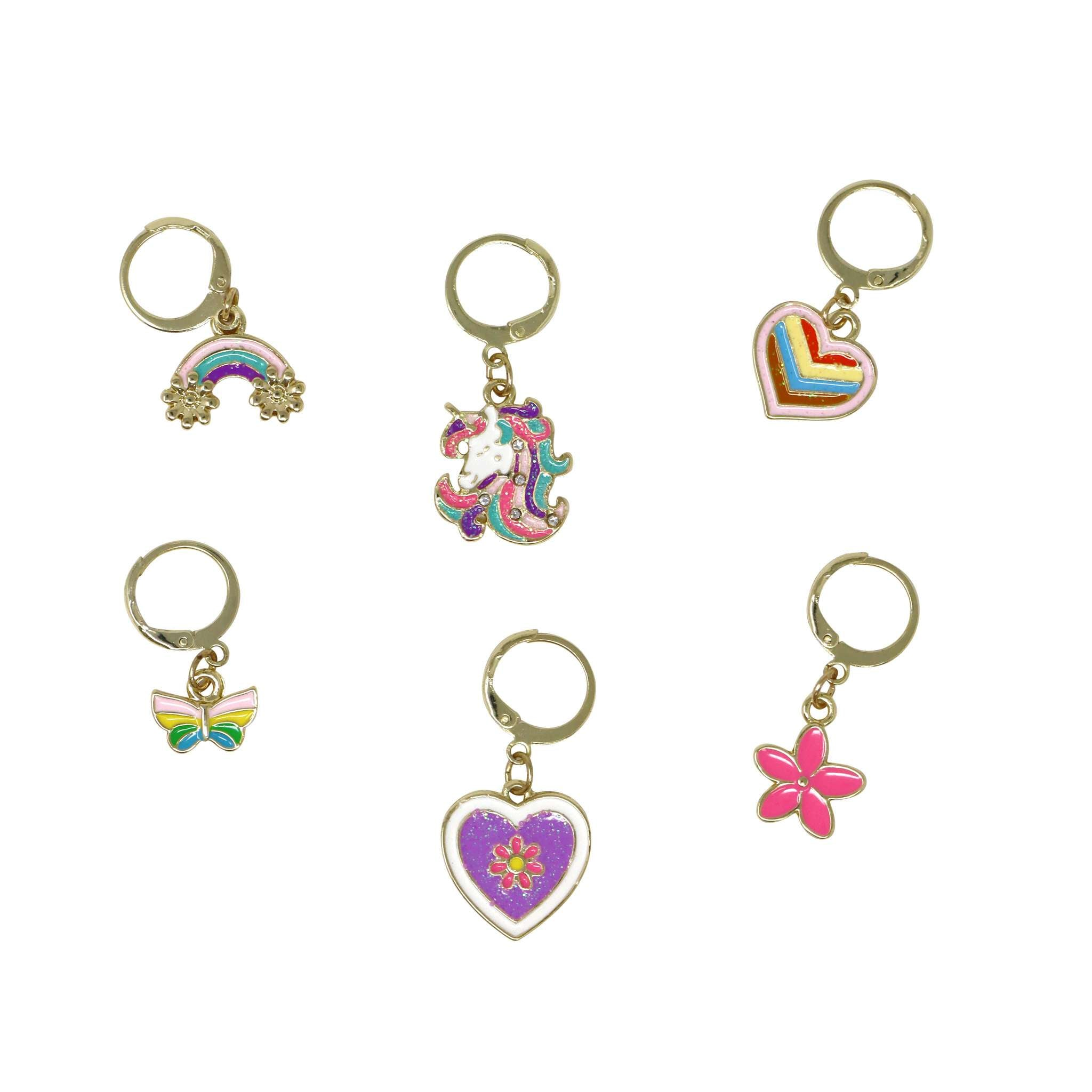 Rainbow Unicorn 6pk Shoelace Charm Set Rainbow Unicorn 6pk Shoelace Charm Set