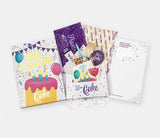 Double Chocolate Let's Celebrate Cake Card