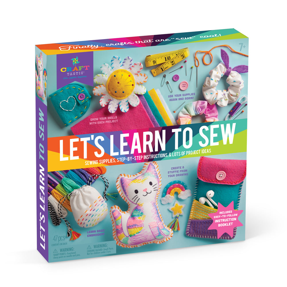 Craft-Tastic "Let's Learn To Sew" Kit