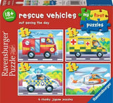 MFP Rescue Vehicles Puzzles