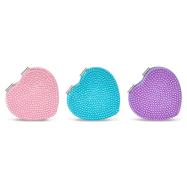 Heart Rhinestone Compact