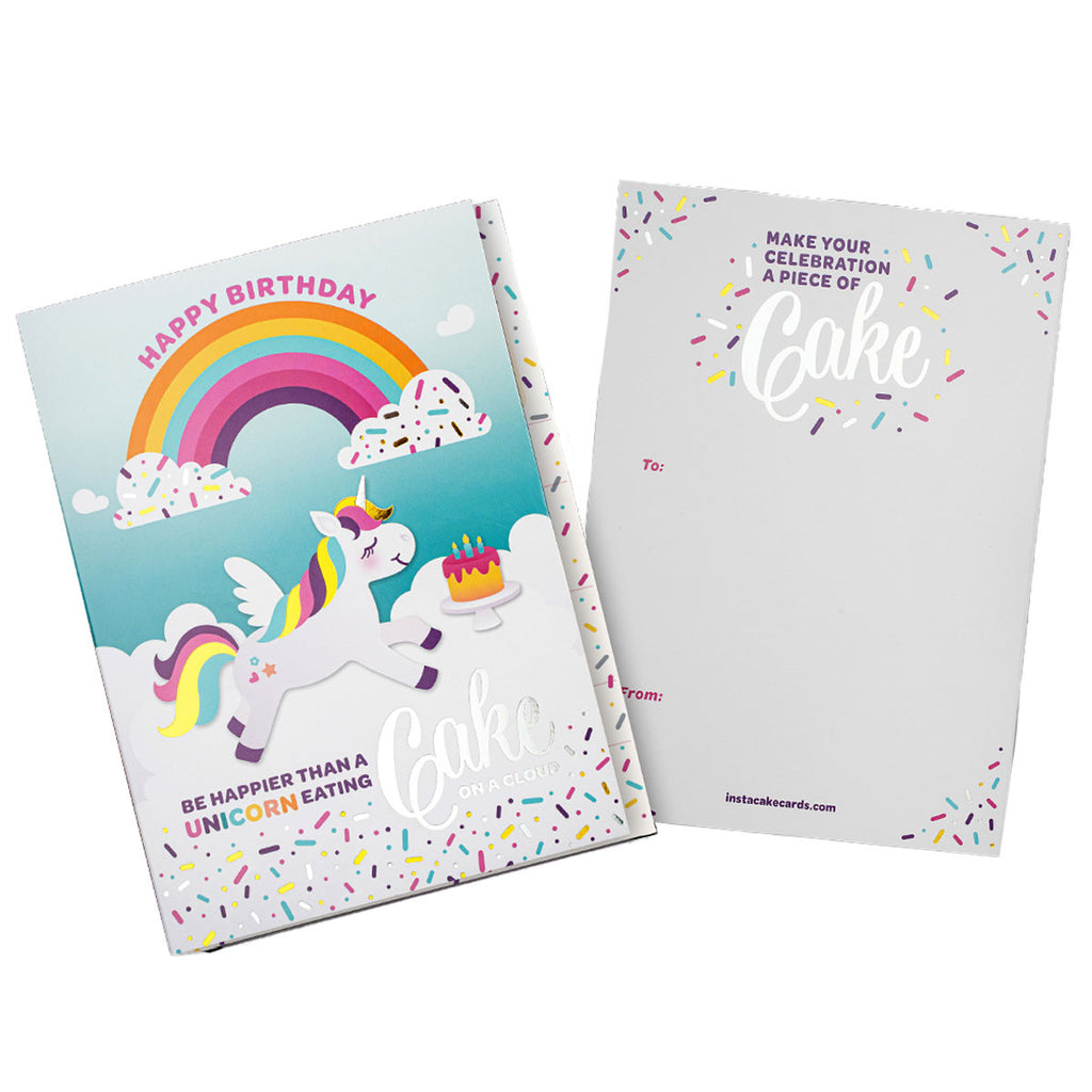 Happy Birthday Unicorn Card Vanilla Confetti