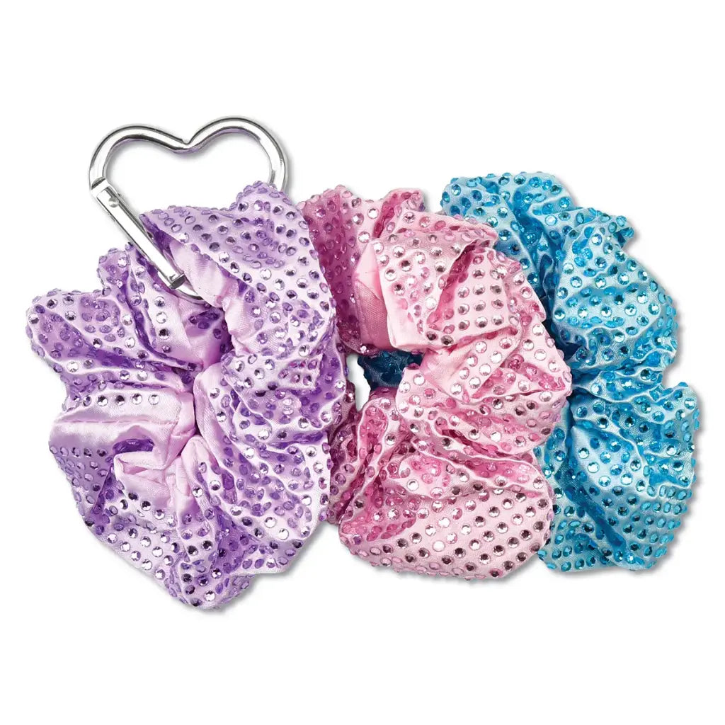 Rhinestone Scrunchie Set