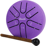 3" Steel Tongue Drum, Purple