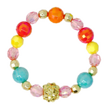 Unicorn Rainbow Charm Necklace/Bracelet Set