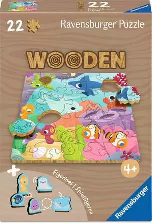 WOOD: Sea Animals 22 Pc Puzzle