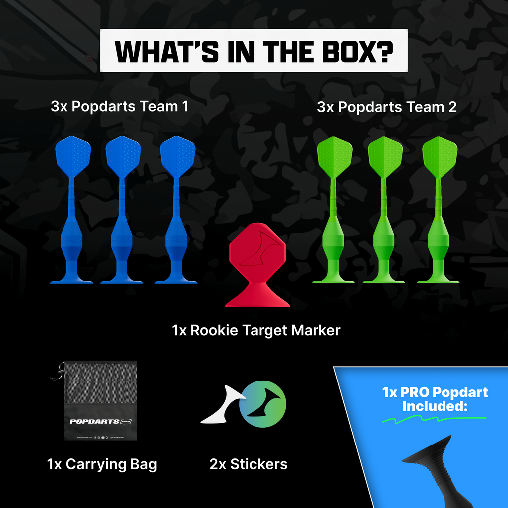 PopDarts Rookie Blue & Green