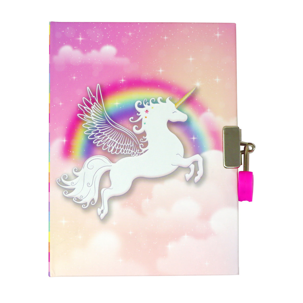 Unicorn Dreamer Strawberry Scented Lockable Diary