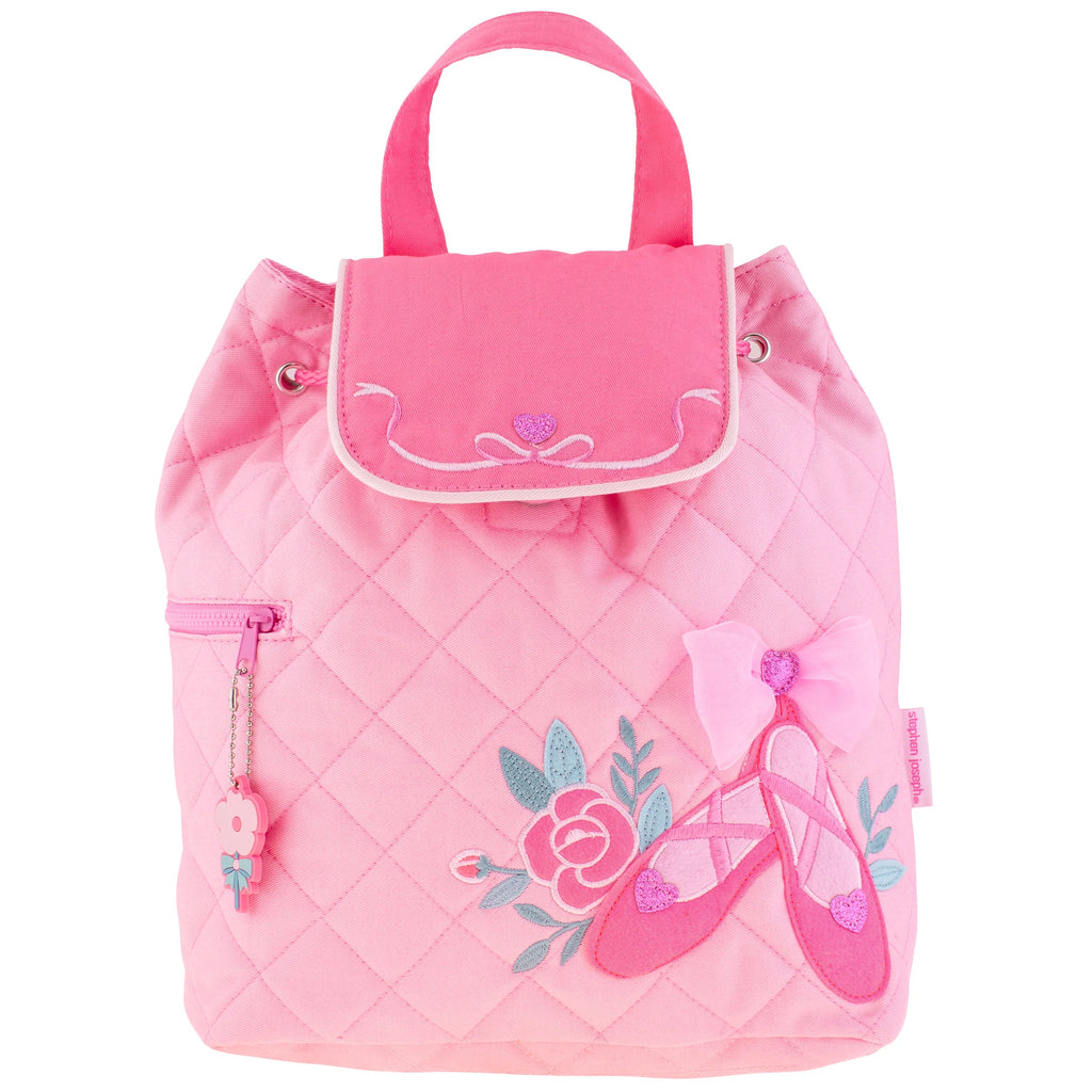 Pink Ballet Quilted Backpacks