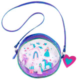 Iridescent Crossbody Purse Princess Unicorn