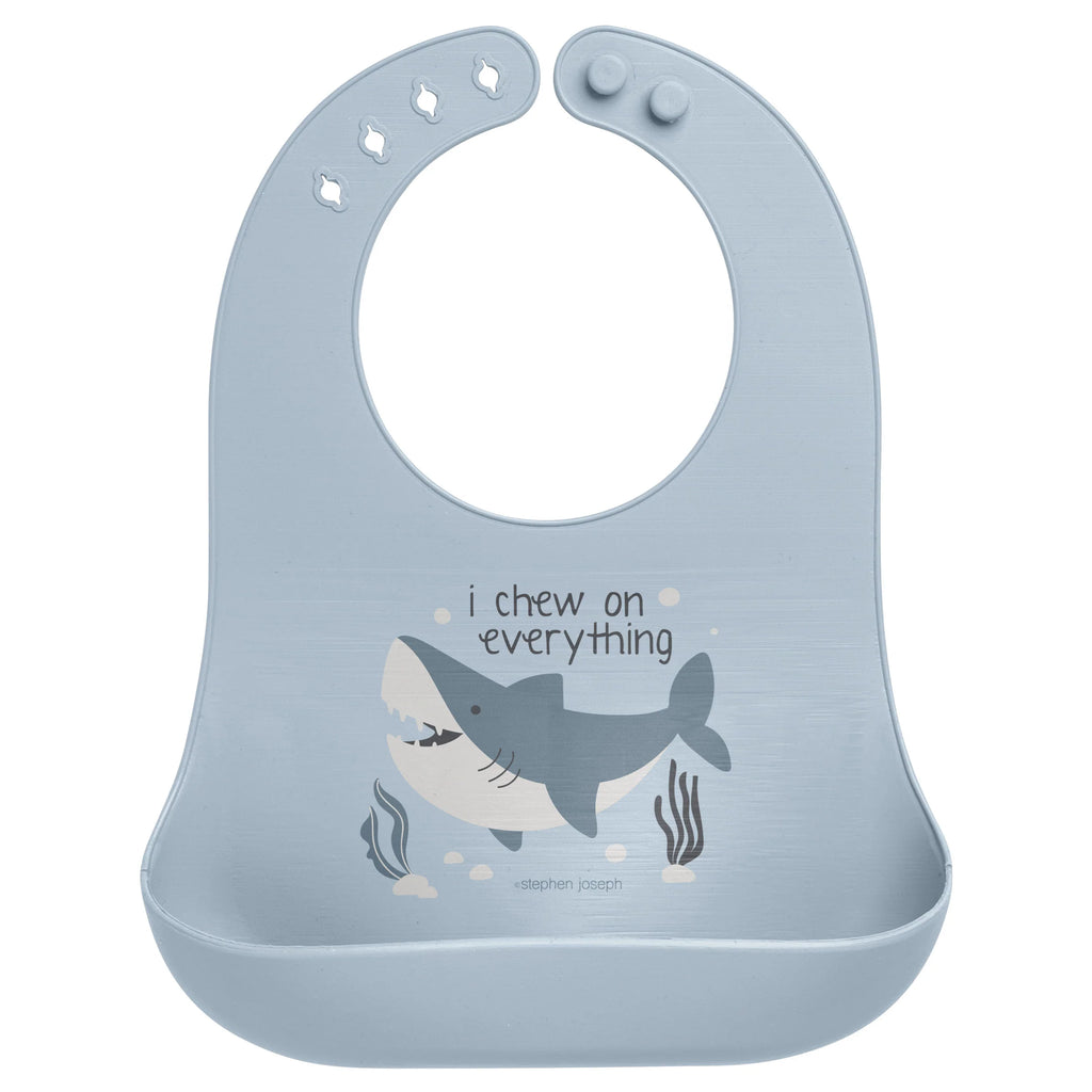 Shark Silicone Bibs