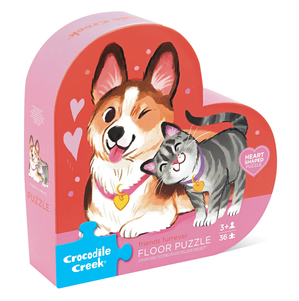 36-pc Shaped Box Puzzle/Friends Fur-Ever