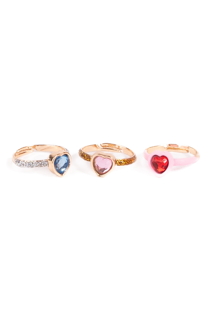Hearts of Love Ring Set, 3pc