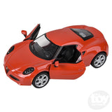 5" Diecast Pull Back 2013 Alfa Rome 4C