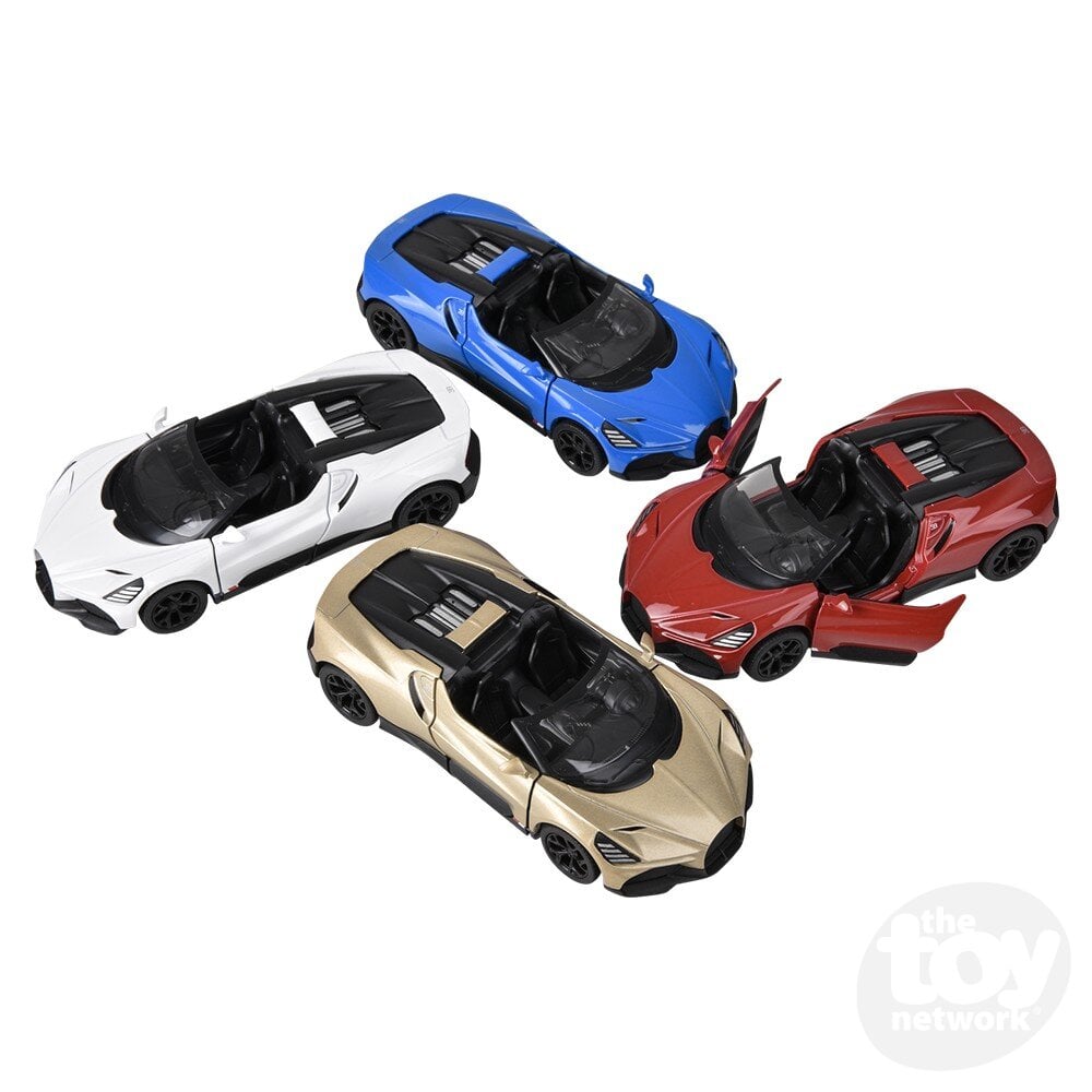 5" Diecast Pull Back Bugatti Mistral