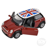 5" Diecast Pull Back Mini Cooper