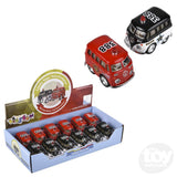 TS - 2" Diecast Pull Back VW Mini Police & Firefig