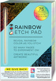 Rainbow Etch Pad, 4 "x 6" 60-Page