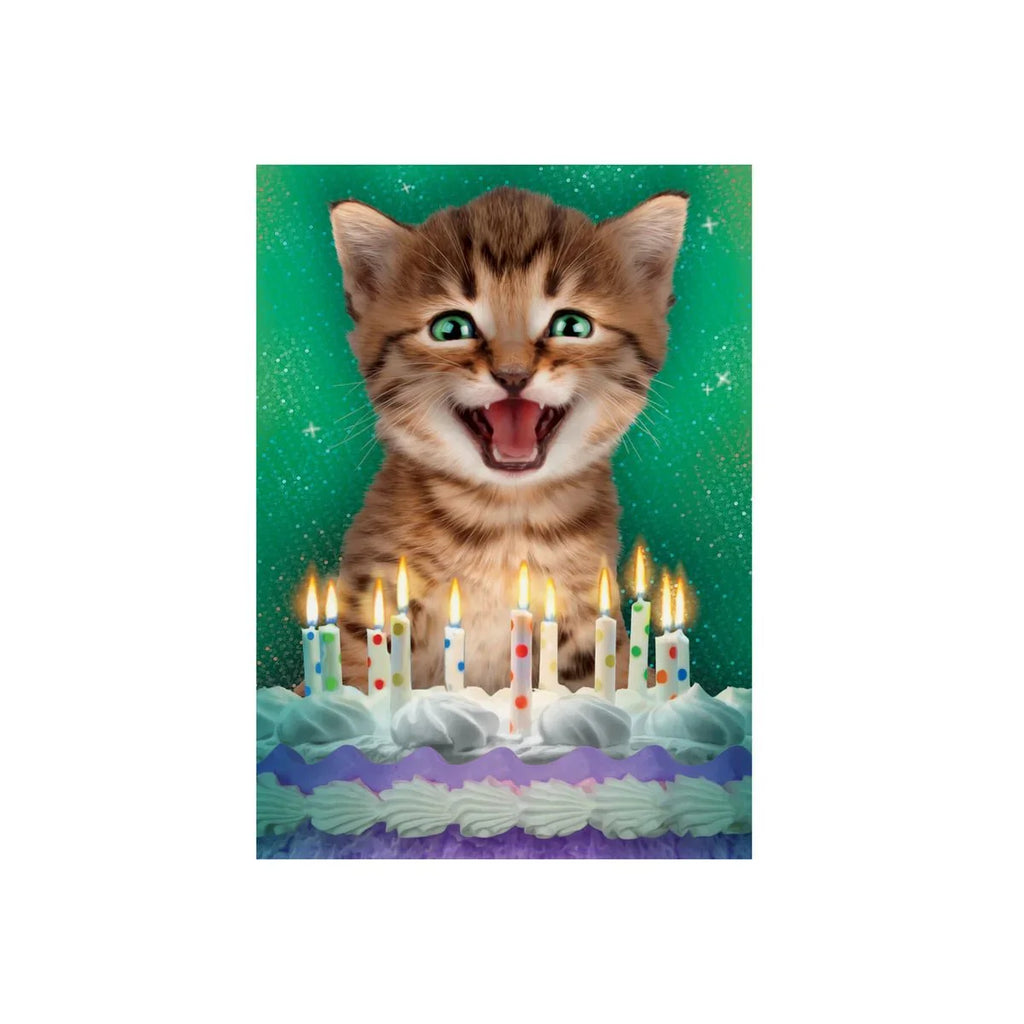 Realistic Cat Birthday Card