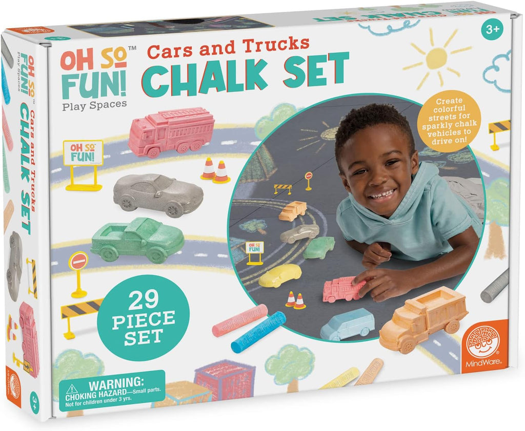 Cars / Roads Chalk Set- Oh So Fun!