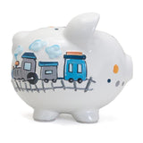Choo Choo Train Large Piggy Bank