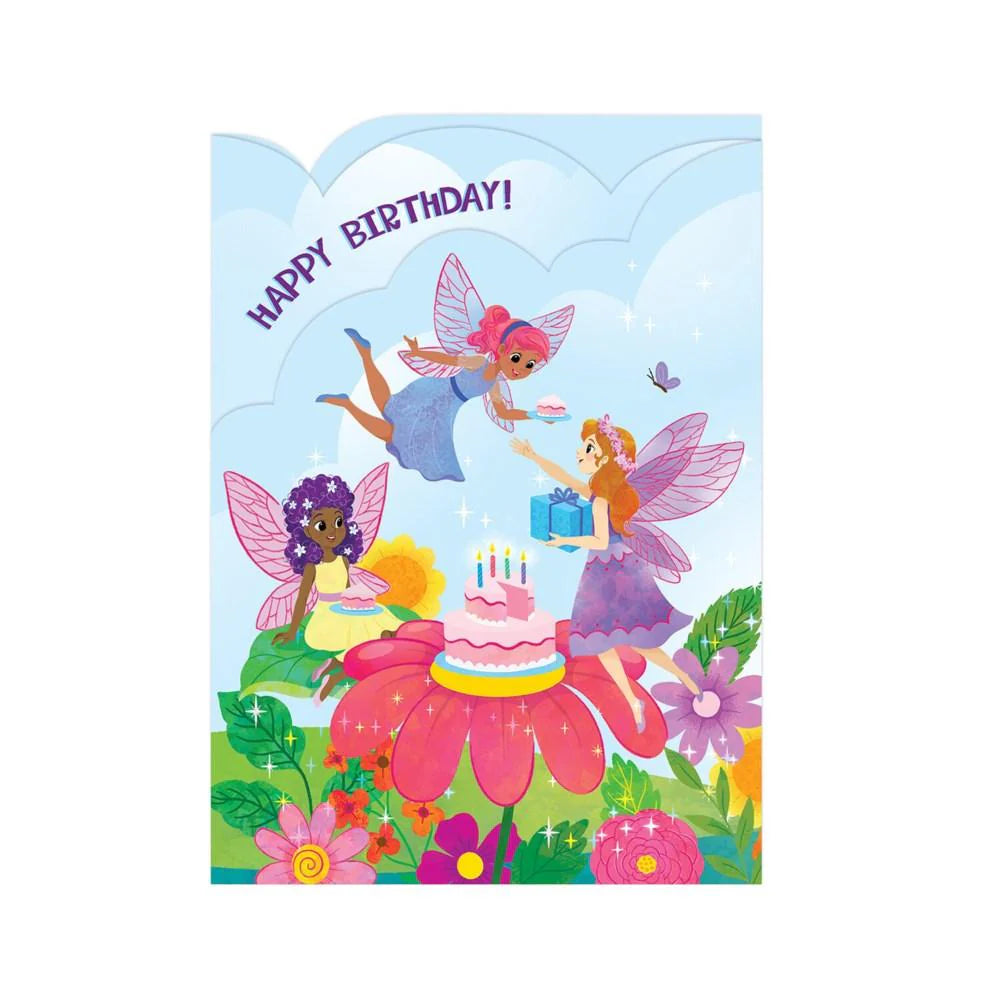 Fairy Garden Party Card Tri- Fold