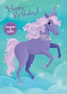 Purple Horse Card Scratch & Sniff