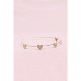 Rhinestone Heart Headband