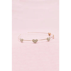 Rhinestone Heart Headband