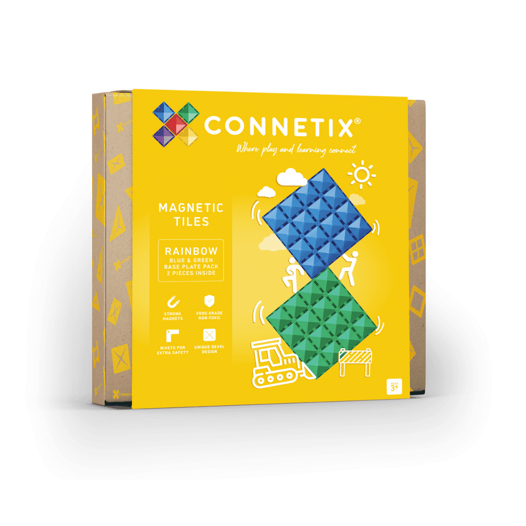 CONNETIX Rainbow Blue & Green Base Plate Pack